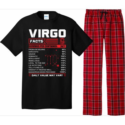 Birthday Gifts Virgo Facts Pajama Set