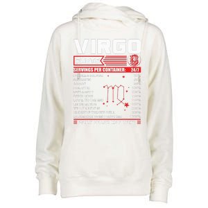 Birthday Gifts Virgo Facts Womens Funnel Neck Pullover Hood