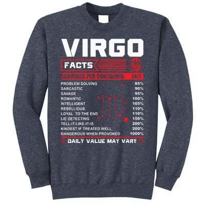 Birthday Gifts Virgo Facts Sweatshirt