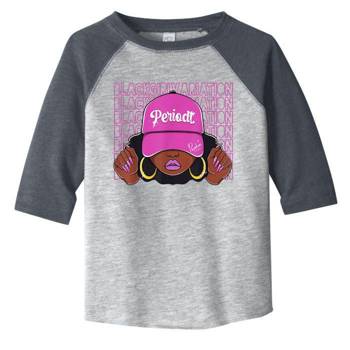 Black Girl Variation Hyper Violet 4s Matching Toddler Fine Jersey T-Shirt