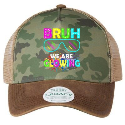 bruh glowing vintage Legacy Tie Dye Trucker Hat