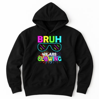 bruh glowing vintage Hoodie