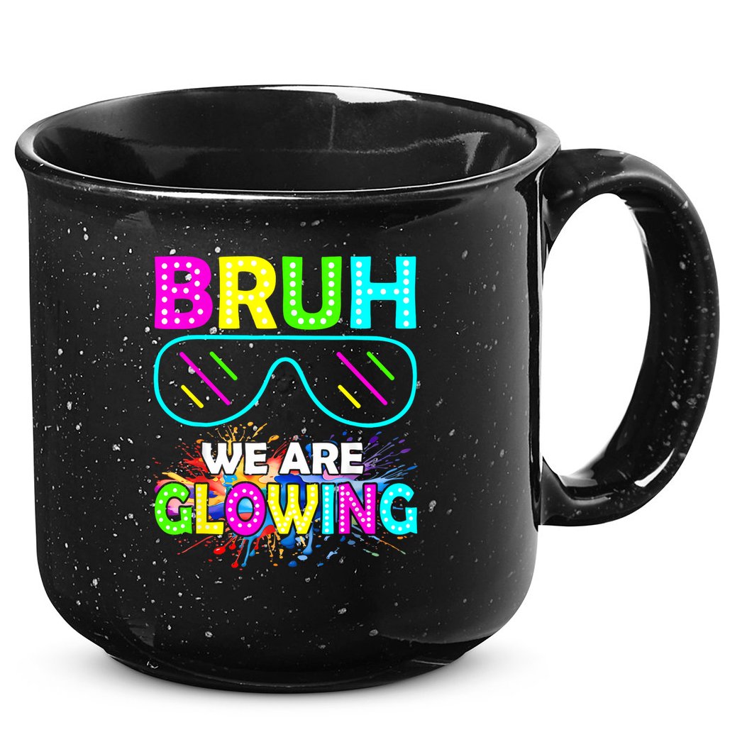 bruh glowing vintage 15oz Campfire Ceramic Mug