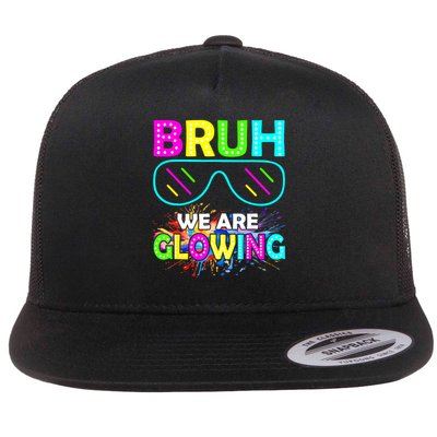 bruh glowing vintage Flatbill Hat