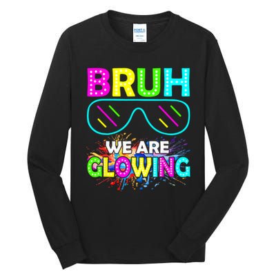 bruh glowing vintage Tall Long Sleeve T-Shirt