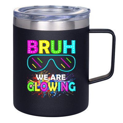 bruh glowing vintage 12oz Stainless Steel Coffee Mug