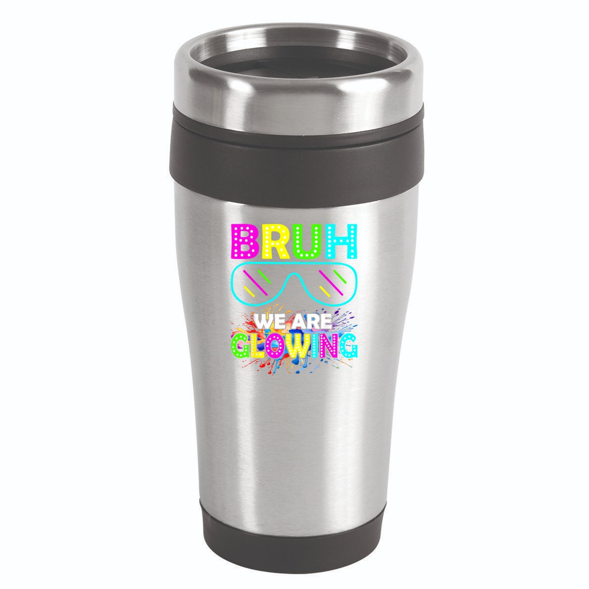 bruh glowing vintage 16oz Travel Tumbler