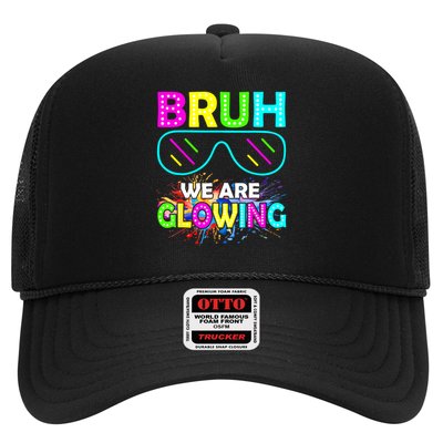 bruh glowing vintage Trucker Hat