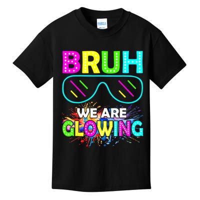 bruh glowing vintage Kids T-Shirt