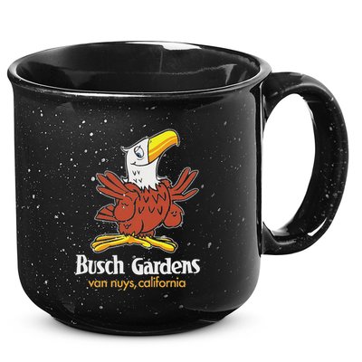 Bush Gardens Van Nuys Amusement Park Vintage 15oz Campfire Ceramic Mug