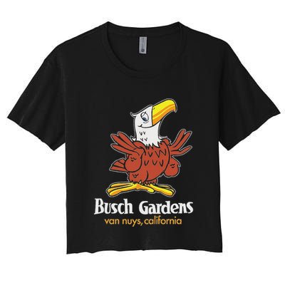 Bush Gardens Van Nuys Amusement Park Vintage Crop Top