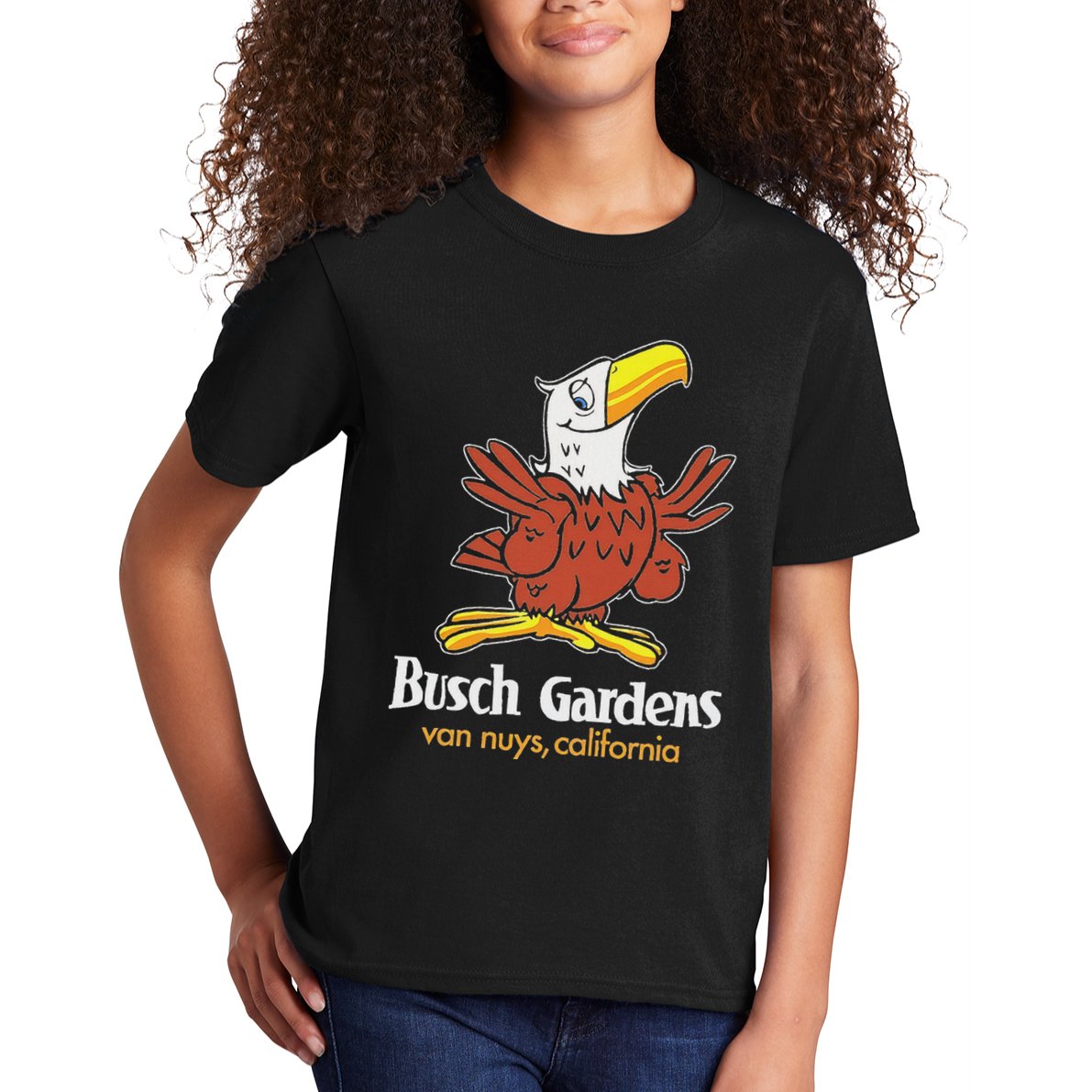 Bush Gardens Van Nuys Amusement Park Vintage Kids T-Shirt