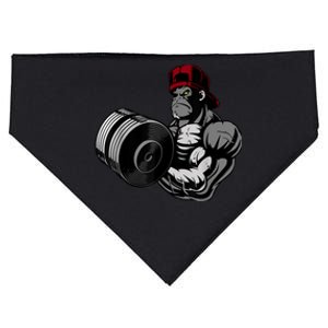 Bodybuilding Gorilla Vegan Workout Gym Bodybuilder USA-Made Doggie Bandana