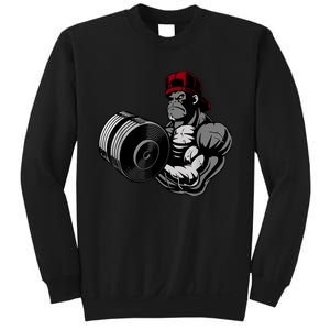 Bodybuilding Gorilla Vegan Workout Gym Bodybuilder Sweatshirt