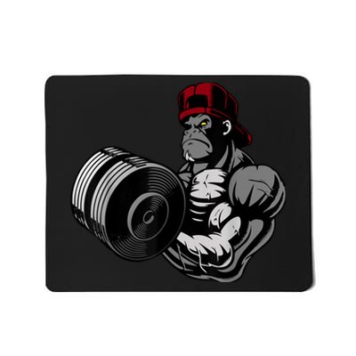 Bodybuilding Gorilla Vegan Workout Gym Bodybuilder Mousepad