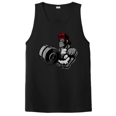 Bodybuilding Gorilla Vegan Workout Gym Bodybuilder PosiCharge Competitor Tank