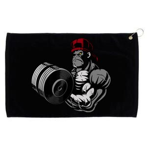 Bodybuilding Gorilla Vegan Workout Gym Bodybuilder Grommeted Golf Towel