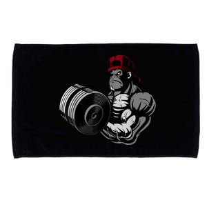 Bodybuilding Gorilla Vegan Workout Gym Bodybuilder Microfiber Hand Towel