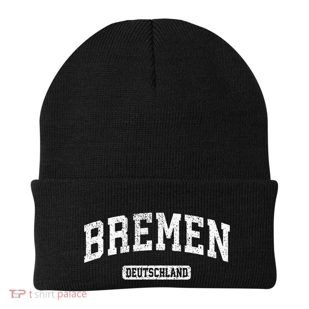 Bremen Germany Vintage Sports Design Beanie