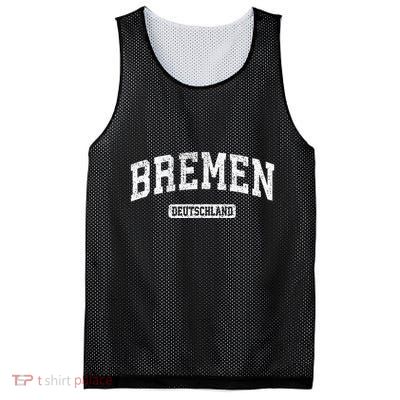 Bremen Germany Vintage Sports Design Mesh Reversible Basketball Jersey Tank