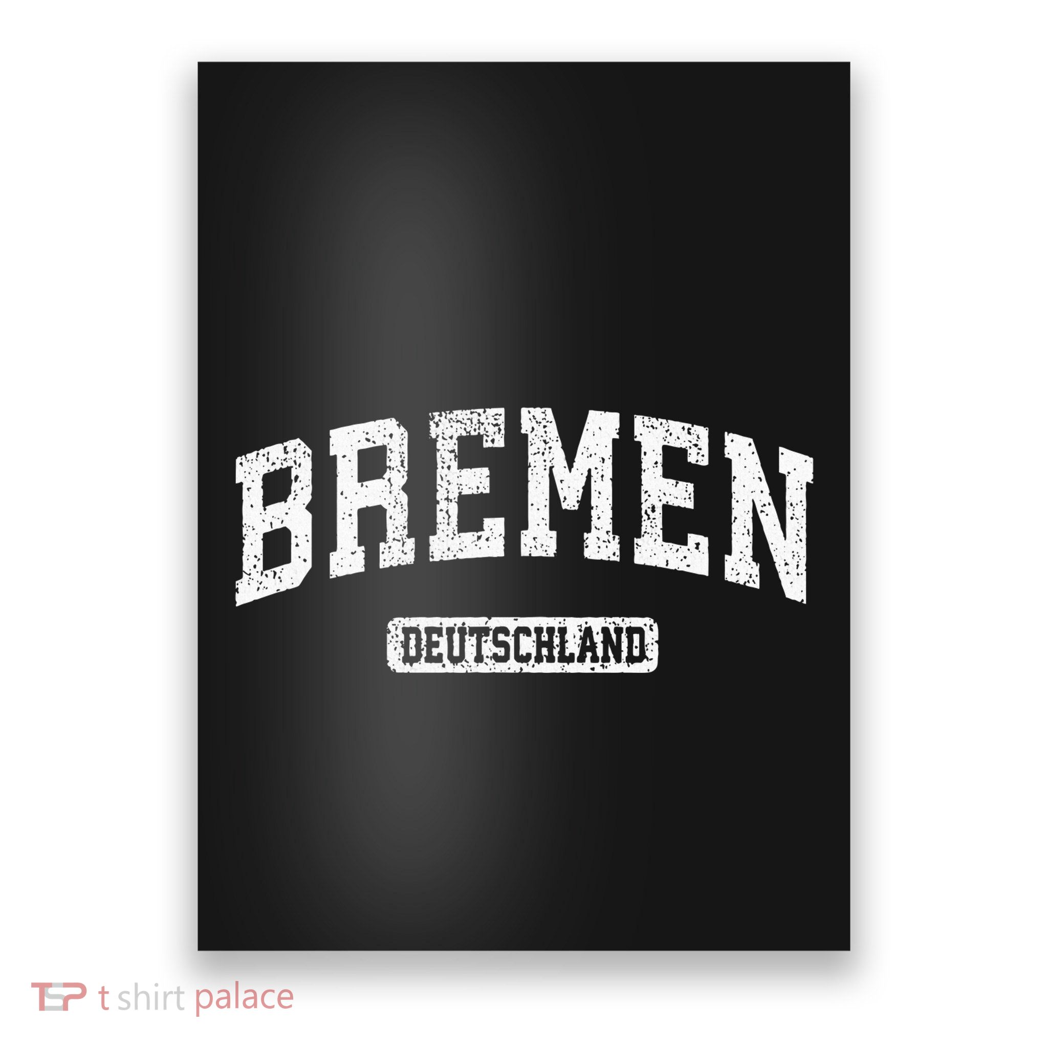 Bremen Germany Vintage Sports Design Poster