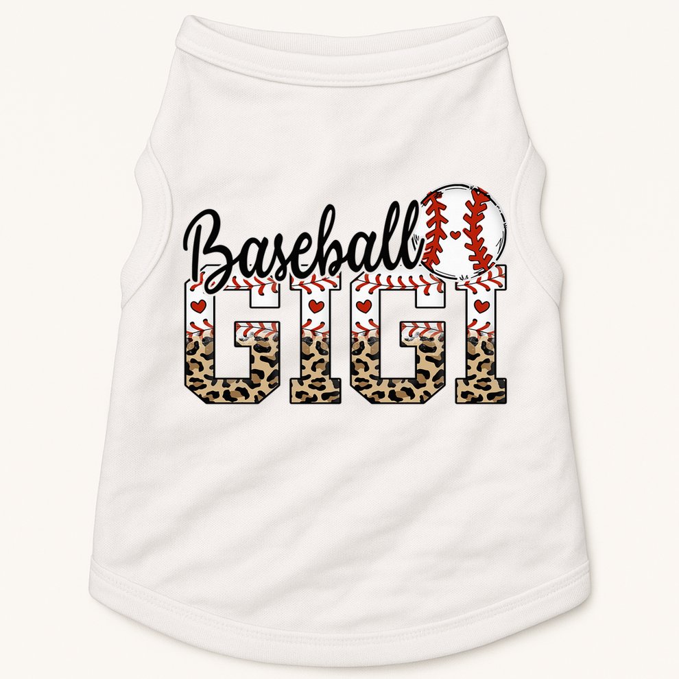 Baseball Gigi Women BallPark Gigi Baseball Mom Mother's Day Doggie Tank