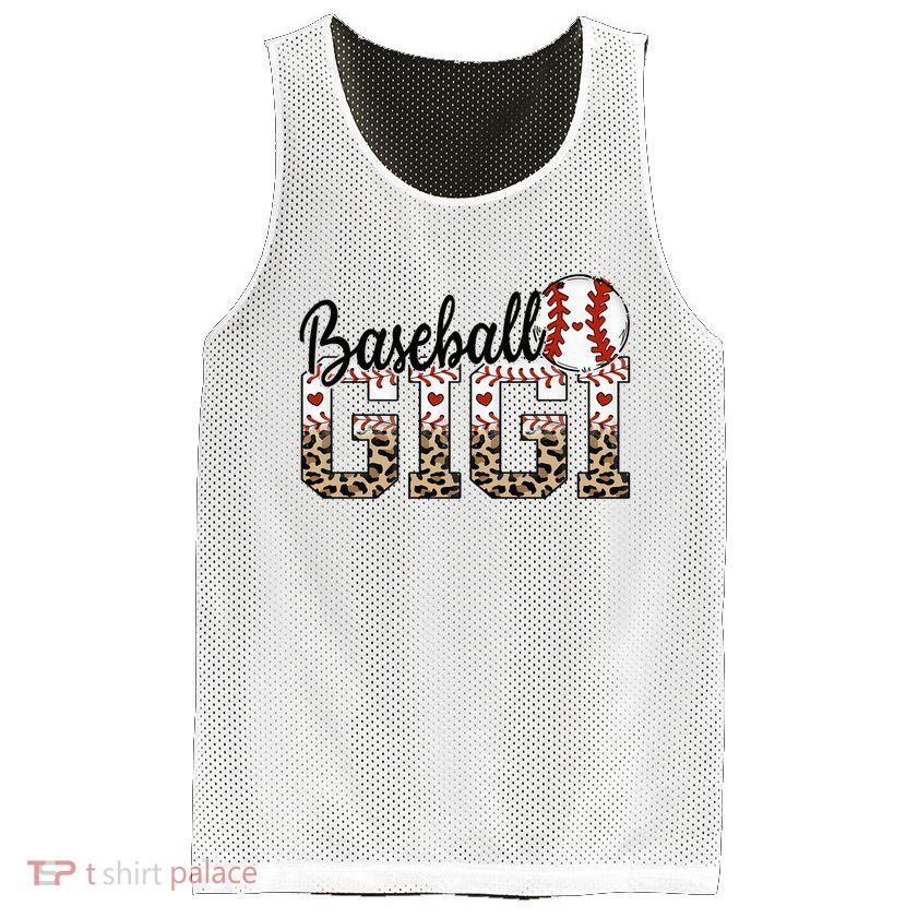 Baseball Gigi Women BallPark Gigi Baseball Mom Mother's Day Mesh Reversible Basketball Jersey Tank