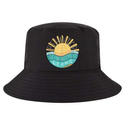 Behavior Goes Where Reinforcement Flows BCBA RBT SPED Para Cool Comfort Performance Bucket Hat