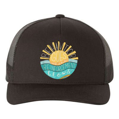 Behavior Goes Where Reinforcement Flows BCBA RBT SPED Para Yupoong Adult 5-Panel Trucker Hat