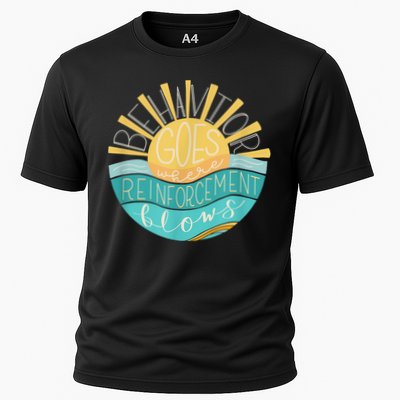 Behavior Goes Where Reinforcement Flows BCBA RBT SPED Para Performance Shirt