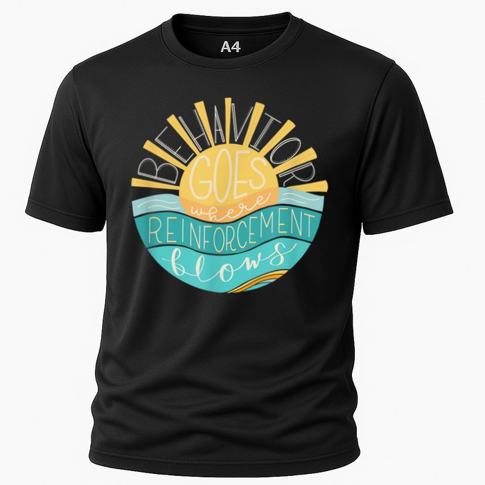 Behavior Goes Where Reinforcement Flows BCBA RBT SPED Para Performance Shirt