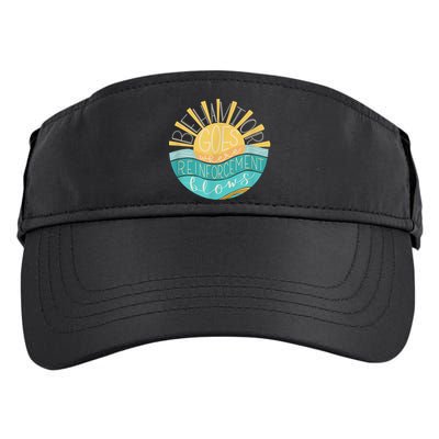 Behavior Goes Where Reinforcement Flows BCBA RBT SPED Para Adult Drive Performance Visor