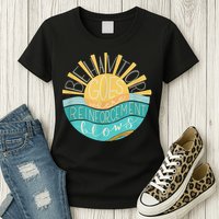 Behavior Goes Where Reinforcement Flows BCBA RBT SPED Para Womens T-Shirt