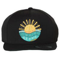 Behavior Goes Where Reinforcement Flows BCBA RBT SPED Para Wool Snapback Cap