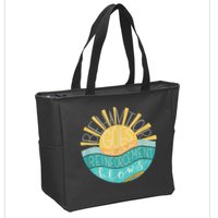 Behavior Goes Where Reinforcement Flows BCBA RBT SPED Para Zip Tote Bag