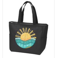 Behavior Goes Where Reinforcement Flows BCBA RBT SPED Para Zip Tote Bag