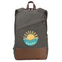 Behavior Goes Where Reinforcement Flows BCBA RBT SPED Para Cotton Canvas Backpack