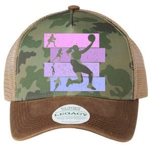 Basketball Girl Wo Legacy Tie Dye Trucker Hat