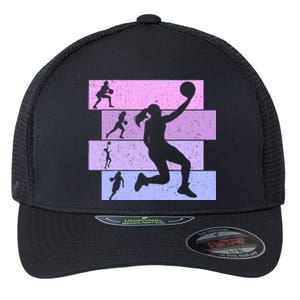 Basketball Girl Wo Flexfit Unipanel Trucker Cap