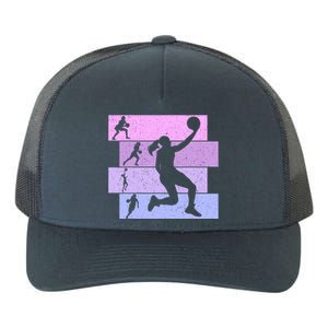 Basketball Girl Wo Yupoong Adult 5-Panel Trucker Hat