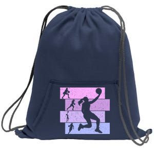 Basketball Girl Wo Sweatshirt Cinch Pack Bag