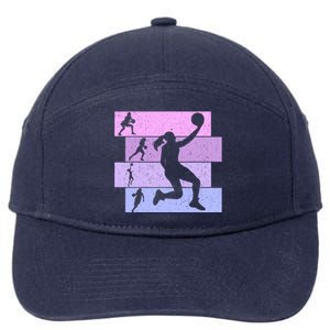 Basketball Girl Wo 7-Panel Snapback Hat