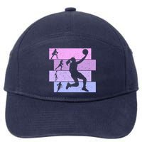 Basketball Girl Wo 7-Panel Snapback Hat