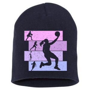 Basketball Girl Wo Short Acrylic Beanie