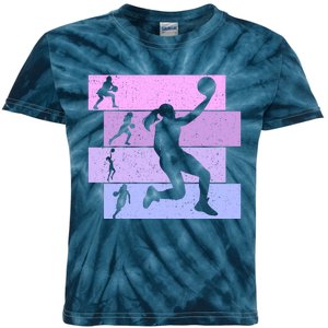 Basketball Girl Wo Kids Tie-Dye T-Shirt