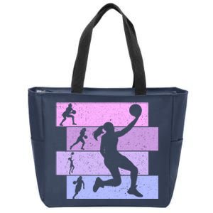 Basketball Girl Wo Zip Tote Bag