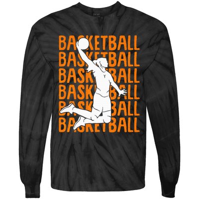 Basketball Girl Wo Tie-Dye Long Sleeve Shirt