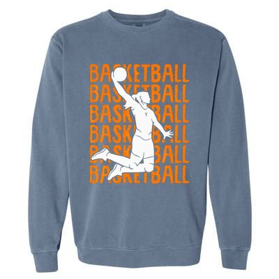 Basketball Girl Wo Garment-Dyed Sweatshirt