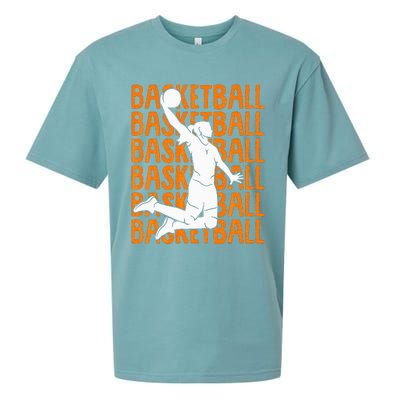 Basketball Girl Wo Sueded Cloud Jersey T-Shirt