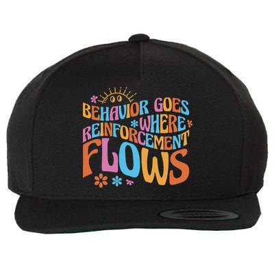 Behavior Goes Where Reinforcement Flows Behavior Analyst Wool Snapback Cap